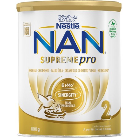 NAN SUPREME PRO 2 LECHE DE CONTINUACIÓN 800 G