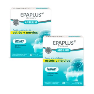 EPAPLUS PACK AHORRO DUPLO ANSILIUM ESTRES Y NERVIOS 2 X 30 CAPSULAS