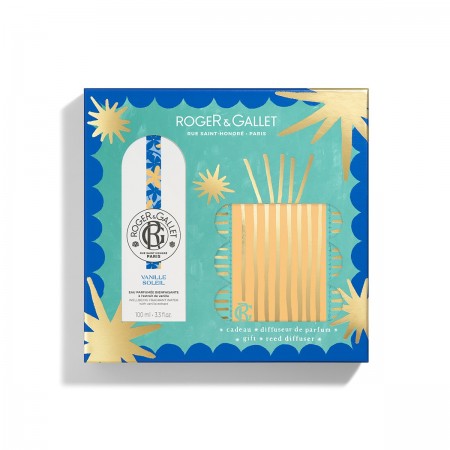 ROGER & GALLET SET EAU PARFUME VANILLE SOLEIL 100ML +  REGALO DIFUSOR DE FRAGANCIAS