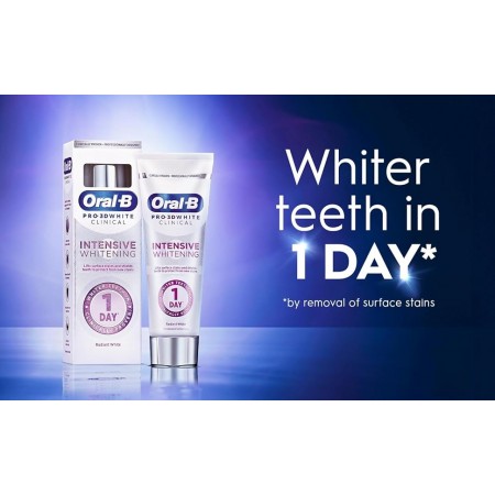 ORAL-B PRO-3D WHITE CLINICAL BLANQUEAMIENTO INTENSIVO PASTA DENTAL 75 ML