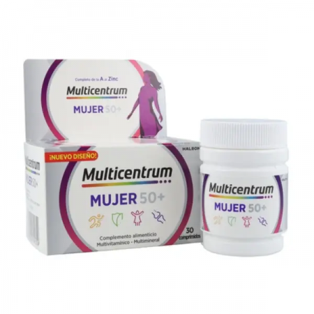 MULTICENTRUM MUJER 50+ PACK PROMOCIONAL 90 COMPRIMIDOS + 30 COMPRIMIDOS GRATIS