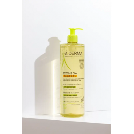 A-DERMA EXOMEGA CONTROL ACEITE LIMPIADOR EMOLIENTE 1 L