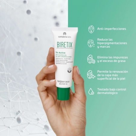 BIRETIX TRI-ACTIVE GEL ANTI-IMPERFECCIONES 50 ML
