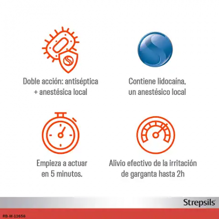STREPSILS LIDOCAINA 24 PASTILLAS PARA CHUPAR