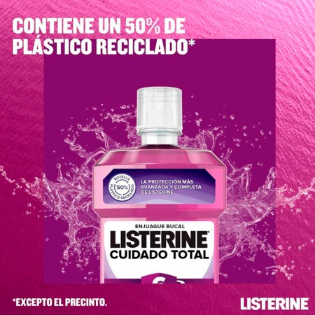 LISTERINE CUIDADO TOTAL +50% GRATIS ENJUAGUE BUCAL 750 ML