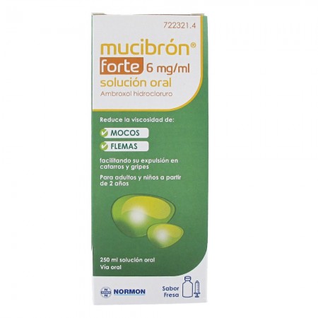 MUCIBRON FORTE 6 MG/ML SOLUCION ORAL 250 ML
