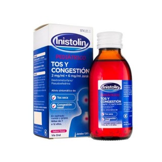 INISTOLIN PEDIATRICO TOS Y CONGESTION 2/6 MG/ML JARABE 120 ML