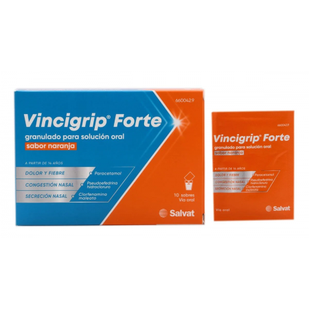 VINCIGRIP FORTE 10 SOBRES GRANULADO NARANJA