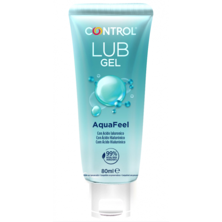 CONTROL LUB GEL AQUAFEEL LUBRICANTE CON ACIDO HIALURONICO 80 ML