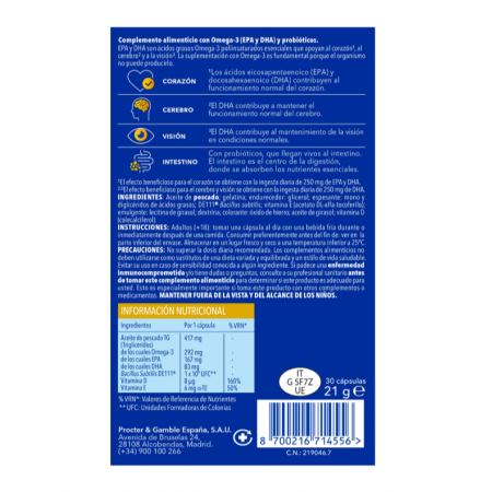 BION OMEGA-3 30 CAPSULAS