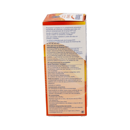 PHARMATON COMPLEX PACK PROMOCIONAL 2ªUD 50% 60+60 COMPRIMIDOS