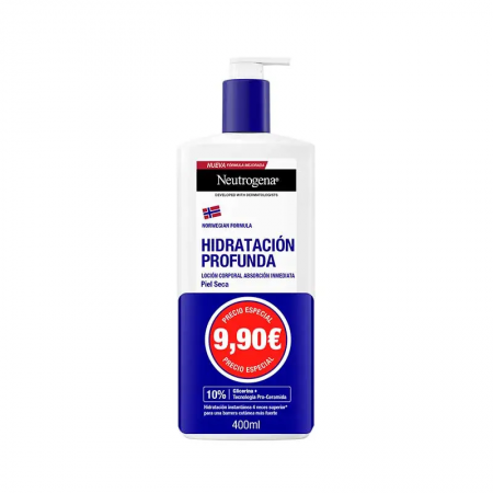 NEUTROGENA HIDRATACION PROFUNDA LOCION CORPORAL PIEL SECA 400 ML