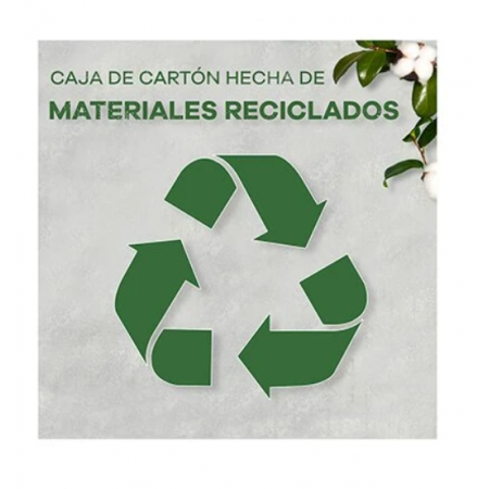 TAMPAX COTTON PROTECTION SUPER 100% ALGODON ORGANICO 16 TAMPONES SUPER CON APLICADOR