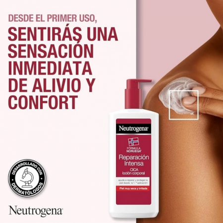 NEUTROGENA LOCION CORPORAL CICA REPARACION INTENSA PIEL MUY SECA Y RUGOSA 400 ML