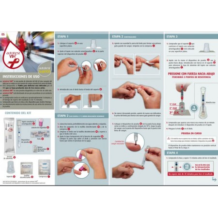AUTOTEST DIAGNOSTICO DE VIH EN SANGRE 1 TEST