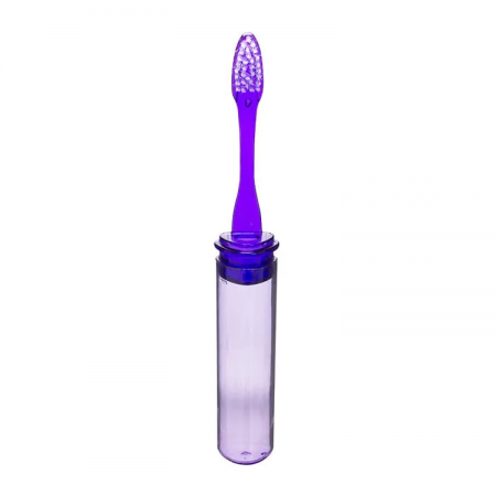 LACER SET DE VIAJE: CEPILLO DENTAL ADULTO COMPACTO + MINI PASTA DENTAL