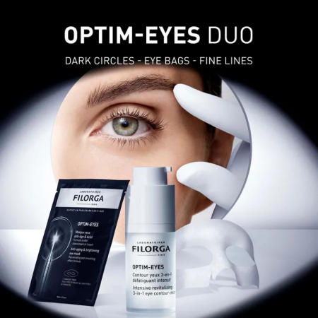 FILORGA COFRE CONTORNO DE OJOS OPTIM-EYES 15ML + 2 OPTIM-EYES MASK ANTIFAZ 6ML REGALO