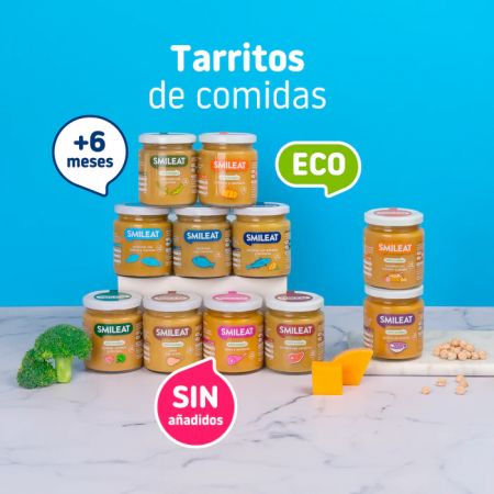 SMILEAT TARRITO DE VERDURAS CON MERLUZA 230G