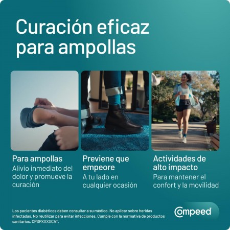COMPEED AMPOLLAS APOSITO HIDROCOLOIDE TALON T-MED 5 APOSITOS