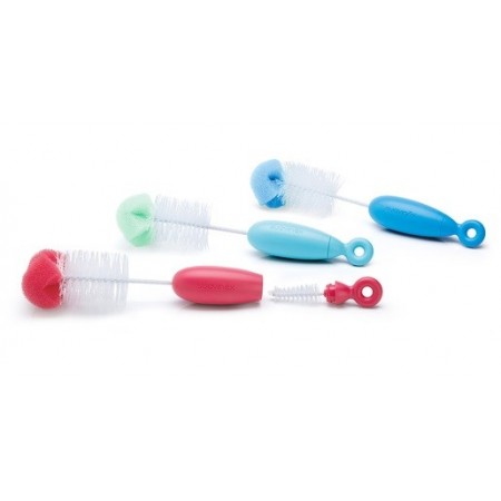 SUAVINEX CEPILLO LIMPIABIBERON DUO: CEPILLO LIMPIABIBERONES +  CEPILLO DE TETINAS