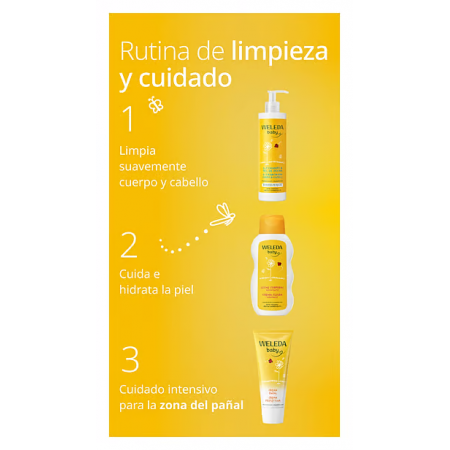 WELEDA BABY LECHE CORPORAL HIDRATANTE DE CALENDULA 200  ML