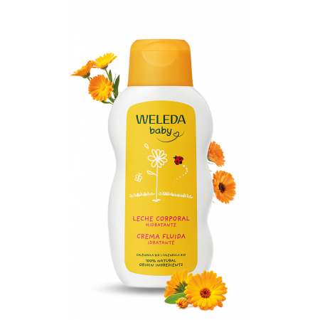 WELEDA BABY LECHE CORPORAL HIDRATANTE DE CALENDULA 200  ML