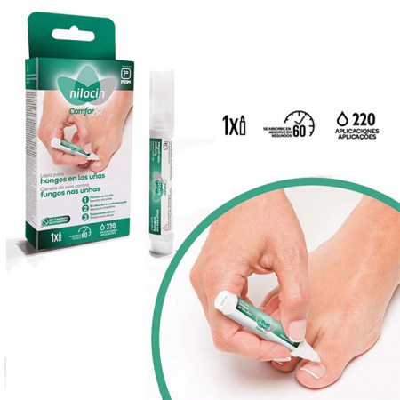 NILOCIN LAPIZ DE TRATAMIENTO HONGOS DE LAS UÑAS 220 APLICACIONES