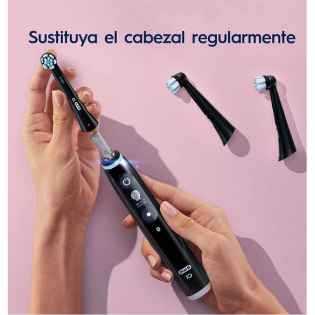 ORALB RECAMBIOS CABEZAL CEPILLO ELECTRICO IOS ULTIMATE CLEAN 2 RECAMBIOS COLOR NEGRO