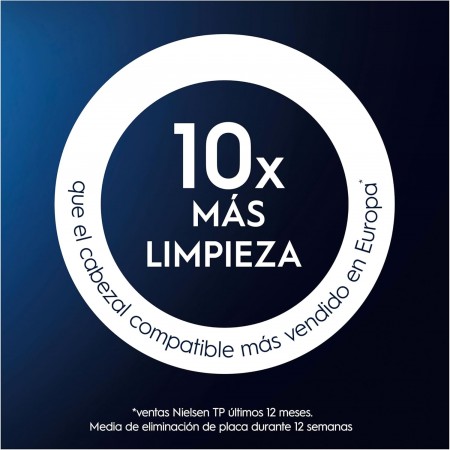 ORAL B RECAMBIOS CABEZALES CROSS ACTION DE CEPILLO ELECTRICO 3 RECAMBIOS