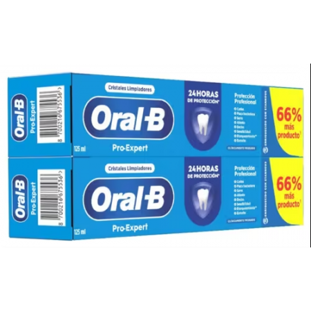 ORAL-B PRO EXPERT PROFESIONAL PROTECCION ENCIAS DUPLO PASTA DENTIFRICA 2 X 75 ML