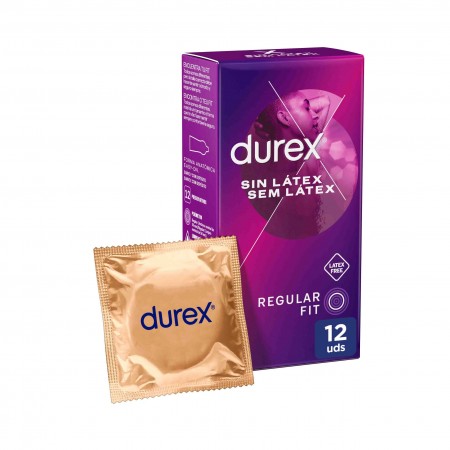 DUREX SIN LATEX REGULAR FIT 12 PRESERVATIVOS