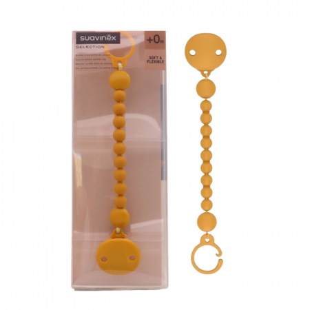 SUAVINEX SELECTION BROCHE CON PINZA DE SILICONA BOLITAS +0 MESES