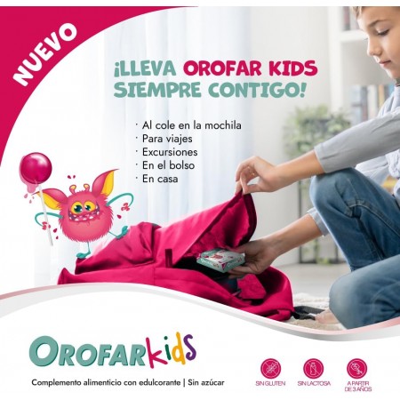OROFAR KIDS DOLOR DE GARGANTA 8 PIRULETAS SABOR FRAMBUESA