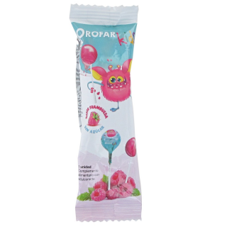 OROFAR KIDS DOLOR DE GARGANTA 1 PIRULETA SABOR FRAMBUESA