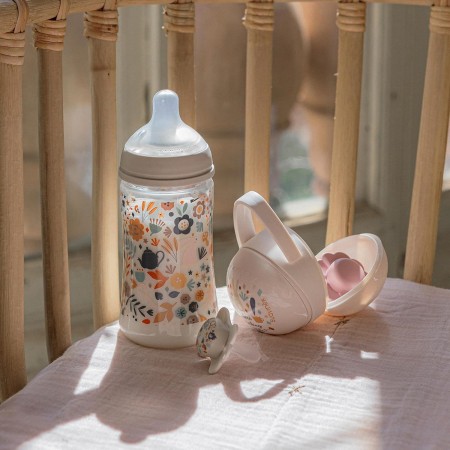 SUAVINEX SELECTION PORTACHUPETES DUO CON ASA FLEXIBLE PARA 2 CHUPETES +0 MESES