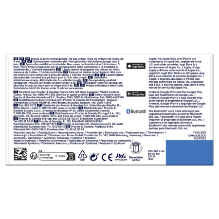 ORAL B CEPILLO DENTAL ELECTRICO IO6 COLOR NEGRO + ESTUCHE  Y RECAMBIOS CABEZAL