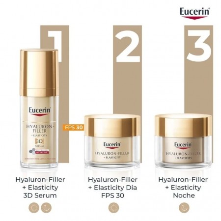 EUCERIN PACK HYALURON FILLER ELASTICITY CREMA DIA FPS30 50ML +  HYALURON FILLER CREMA NOCHE 50ML