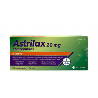 ASTRILAX 20 MG BILASTINA 20 COMPRIMIDOS