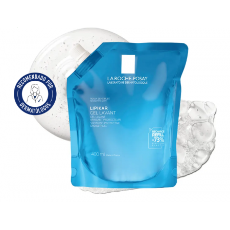 LA ROCHE POSAY LIPIKAR RECARGA GEL LAVANTE 400 ML