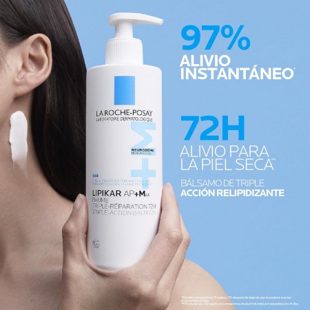 LIPIKAR BAUME AP+MAX BALSAMO CORPORAL REPARADOR TRIPLE ACCION 400 ML