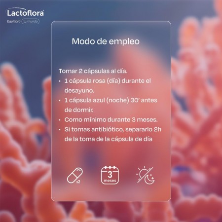 LACTOFLORA MENOPAUSIA DIA & NOCHE 30 CAPSULAS DIA + 30 CAPSULAS NOCHE