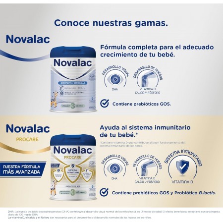 NOVALAC 3 LECHE DE CRECIMIENTO EN POLVO 800 G