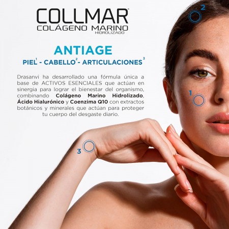 DRASANVI COLLMAR COLAGENO MARINO ACIDO HIALURONICO Y COENZIMA Q10 60 COMPRIMIDOS