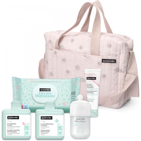 SUAVINEX BOLSO WELCOME BABY SET COLOR ROSA