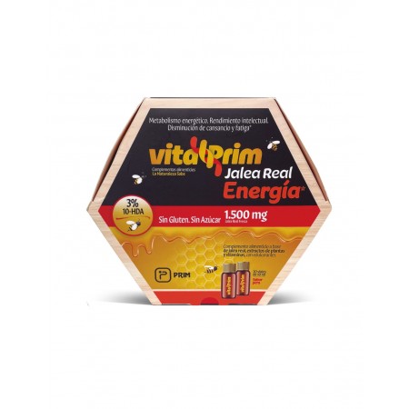 VITALPRIM JALEA REAL ENERGIA SABOR PERA 20 VIALES 10 ML