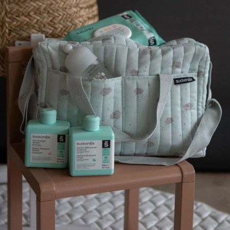 SUAVINEX BOLSO WELCOME BABY SET COLOR VERDE CLARO