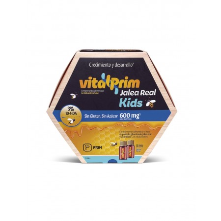 VITALPRIM JALEA REAL KIDS  SABOR FRESA 20 VIALES 10 ML