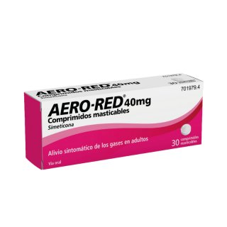 AERO RED 40 MG 30 COMPRIMIDOS MASTICABLES