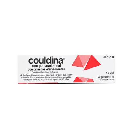 COULDINA CON PARACETAMOL 20 COMPRIMIDOS EFERVESCENTES