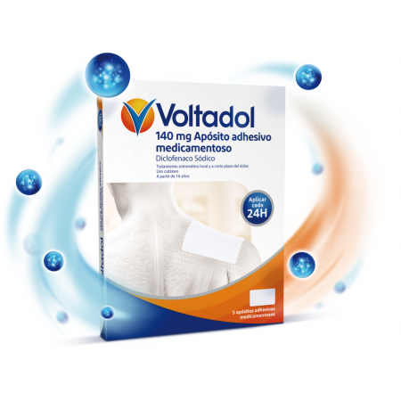 VOLTADOL PARCHES DICLOFENACO 140 MG 5 APOSITOS ADHESIVOS MEDICAMENTOSOS